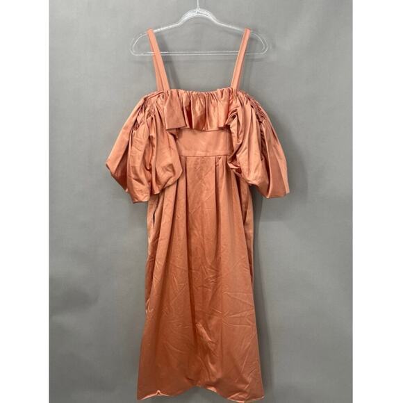 B72 Ulla Johnson Lelita Off Shoulder Dress Womens 6 Gala Maximalism Statement - Picture 5 of 8